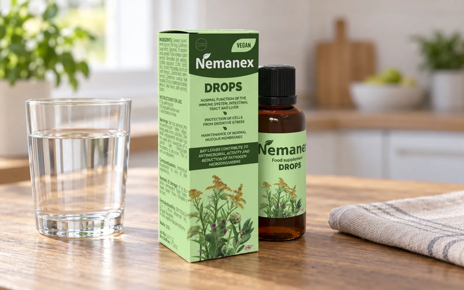 Nemanex Cystitis — le produit au quotidien