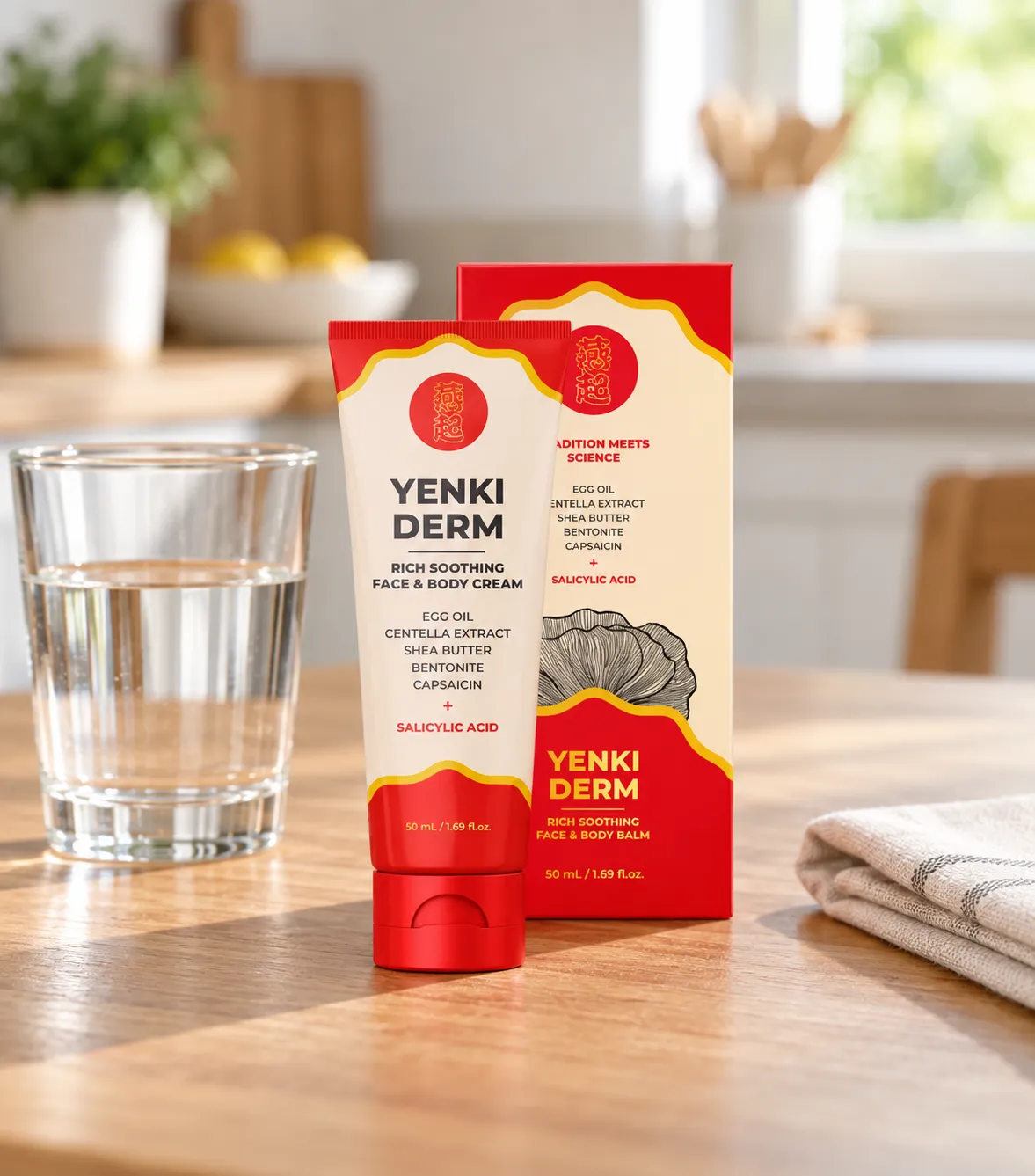 Yenki Derm — le produit au quotidien